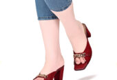 Womens Ring Toe Block Mule