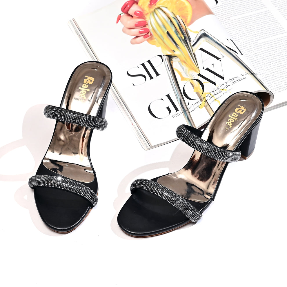 Womens Heel Sandal Stylish Mule