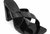 Women’s heels Ava Crisscross Heeled Sandal – Black