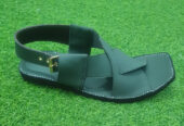 Mens Beautiful Design Of Peshawari Chappal In Dark Green Color code/A23