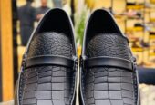 Loafer shoes driving mock mens