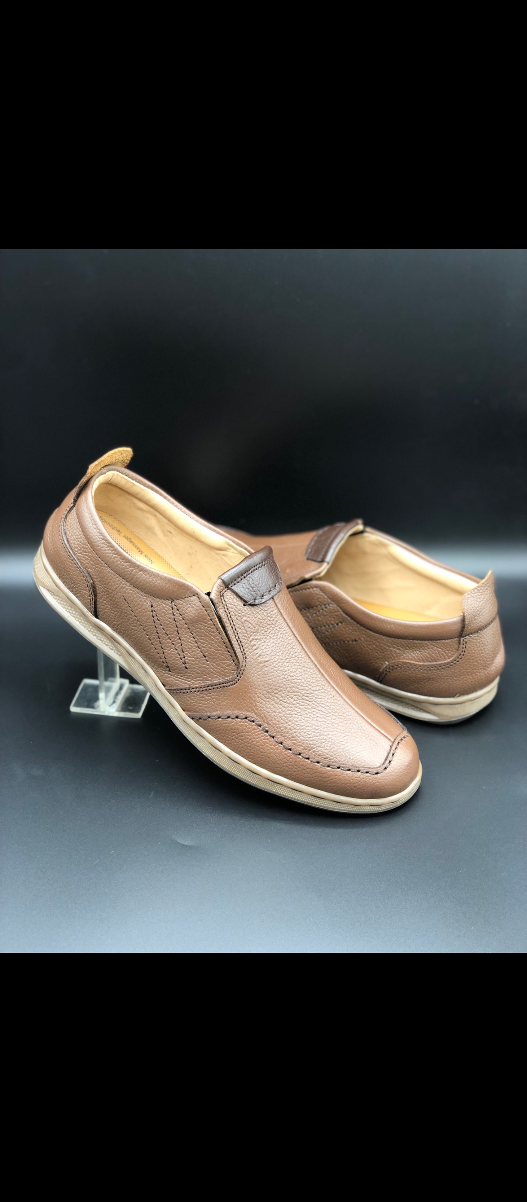 Art/769 black/brown/camle mens loafers