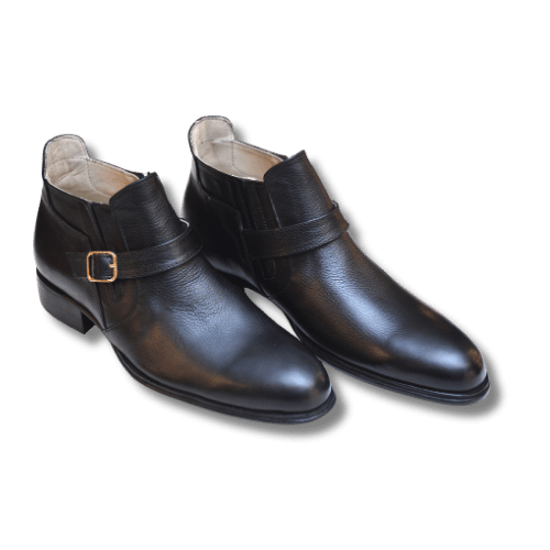 Black Chelsea shoes 004 mens