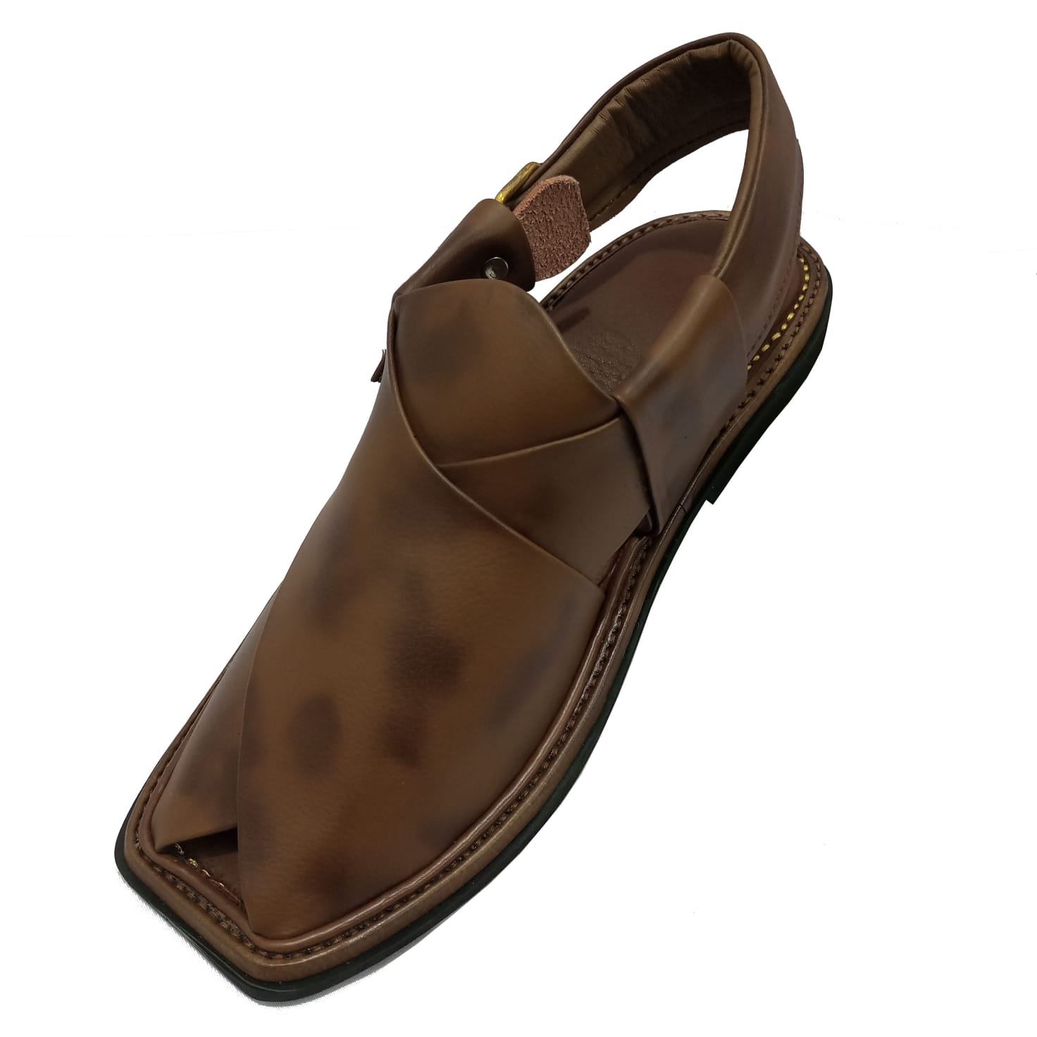 Tiger print peshawari chappal mens