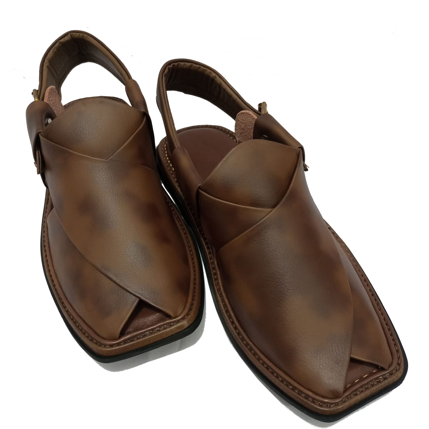 Tiger print peshawari chappal mens