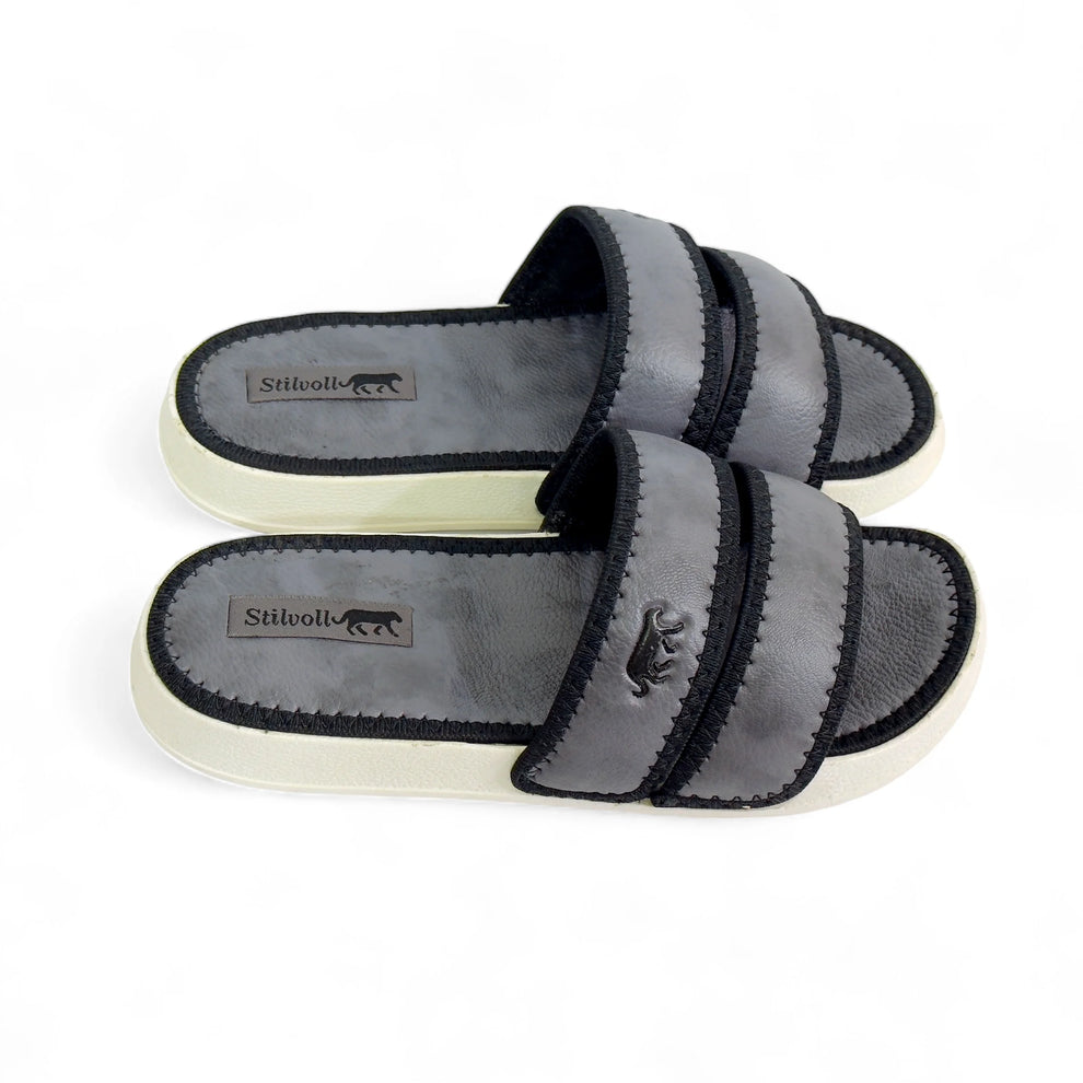 Lacoste Pure Leather mens slippers
