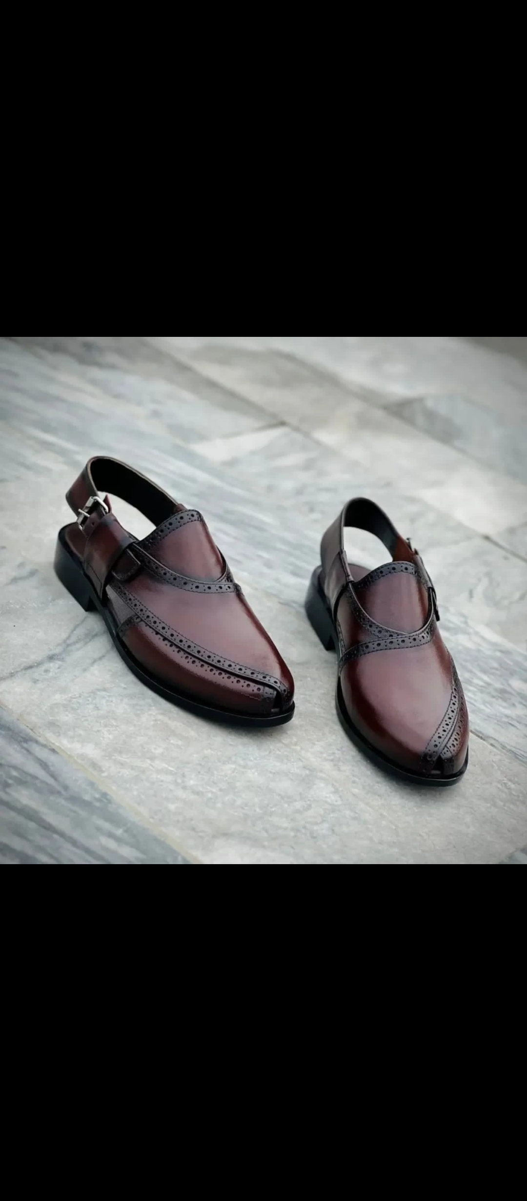 Original leather Chappal peshawari mens