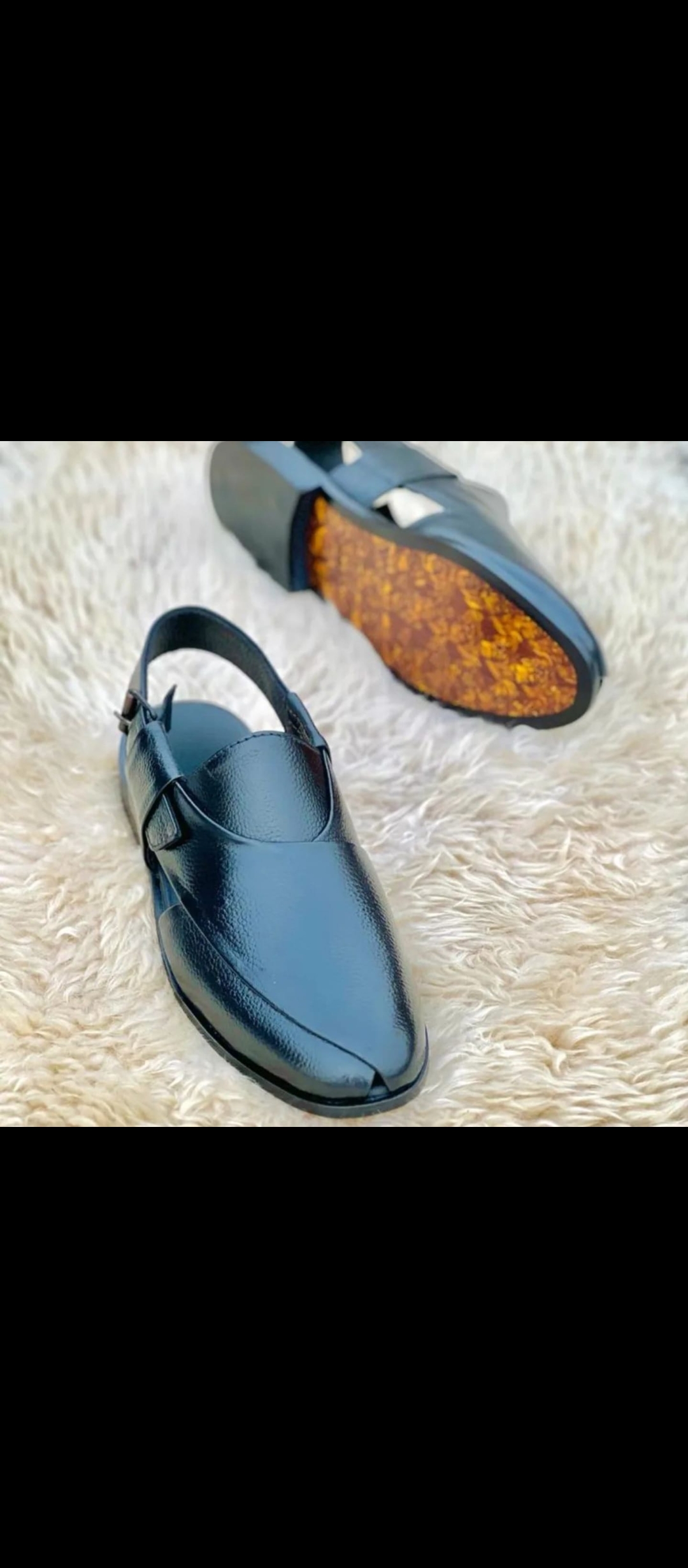 Original leather Chappal peshawari mens