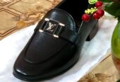 Premium LV Buckle Leather Shoes 👟mens loafers