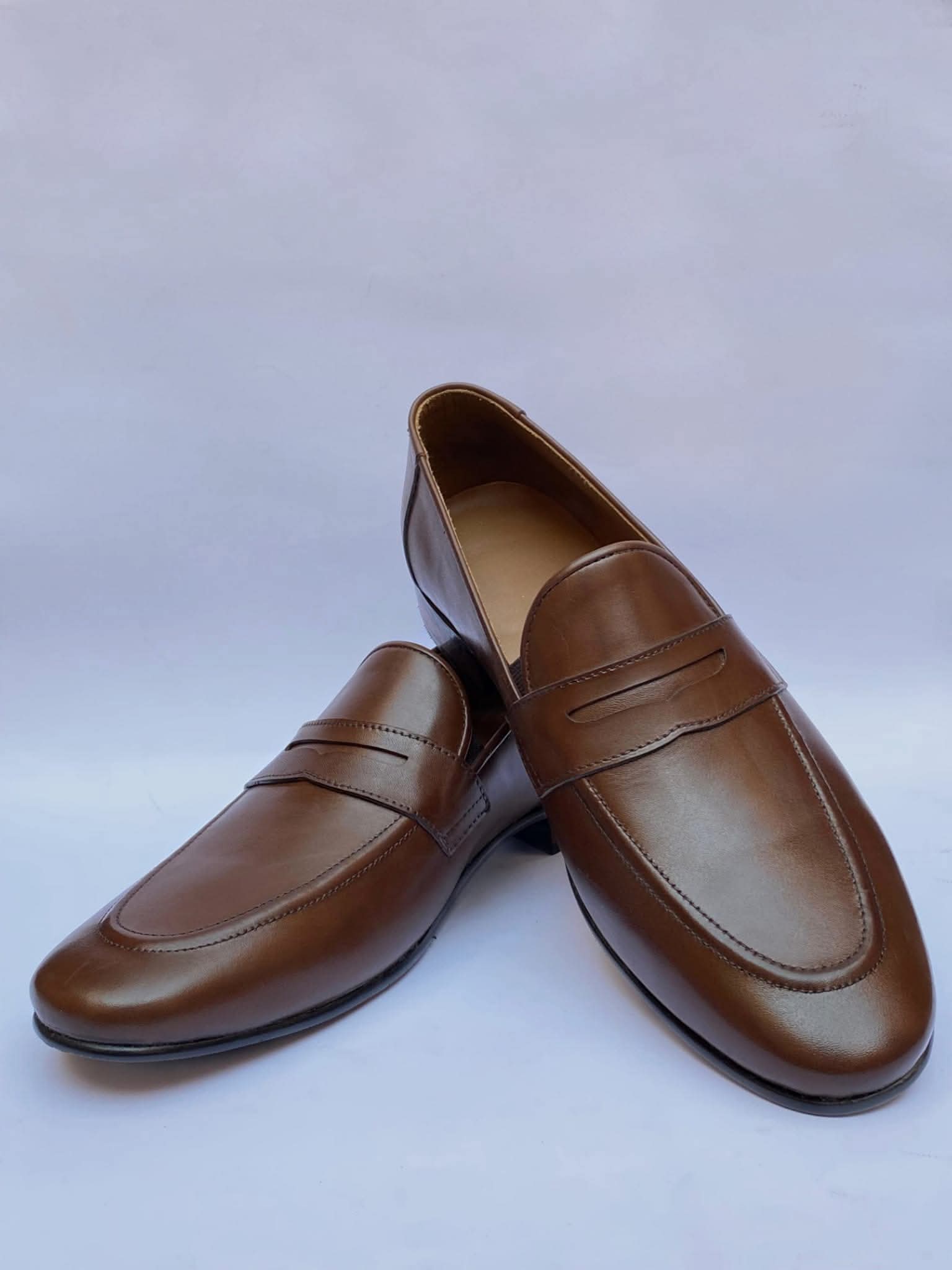 Mens loafers casual get Your Style Premium Cow Leather Shoes