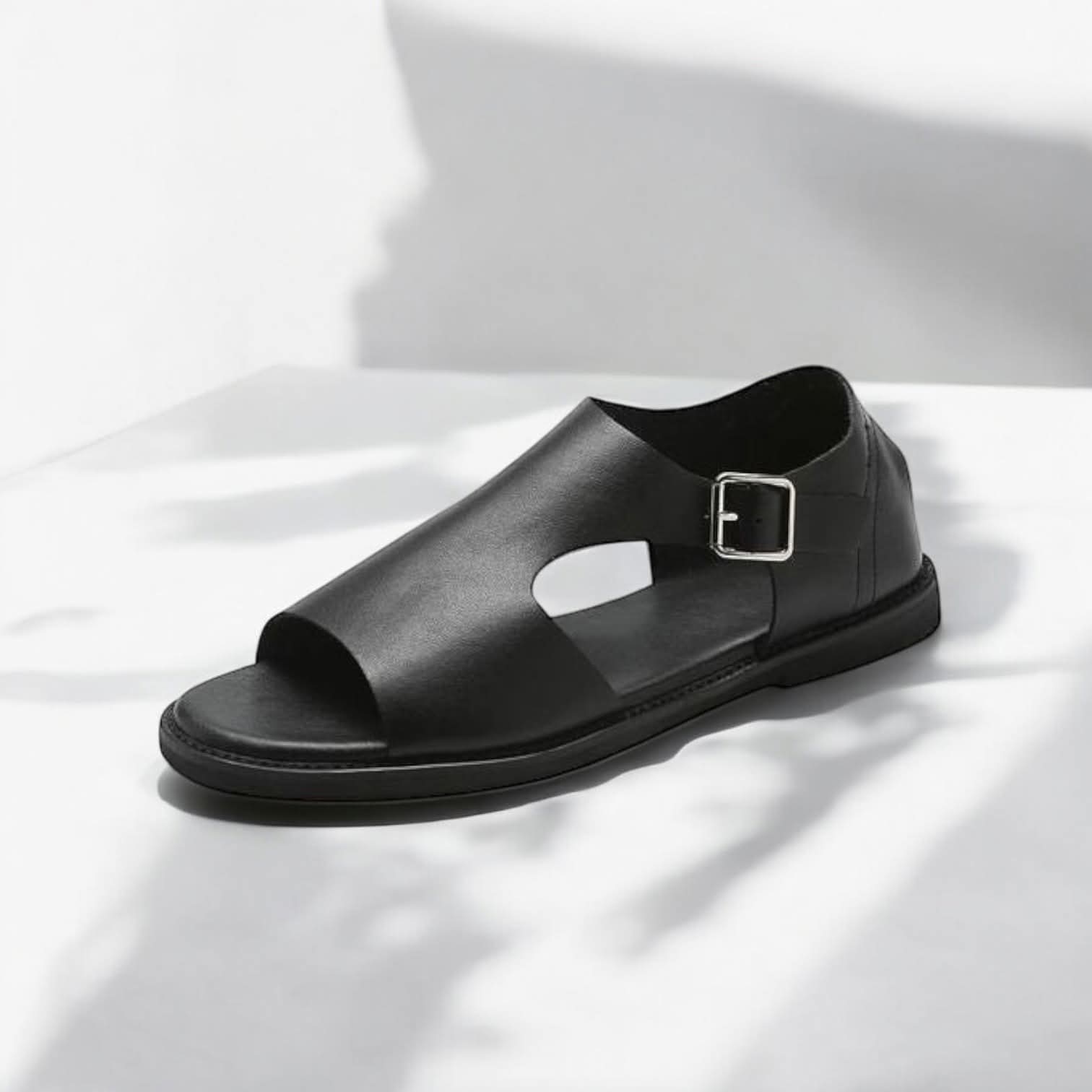 Premium Leather Strap Sandal- 16604 womens