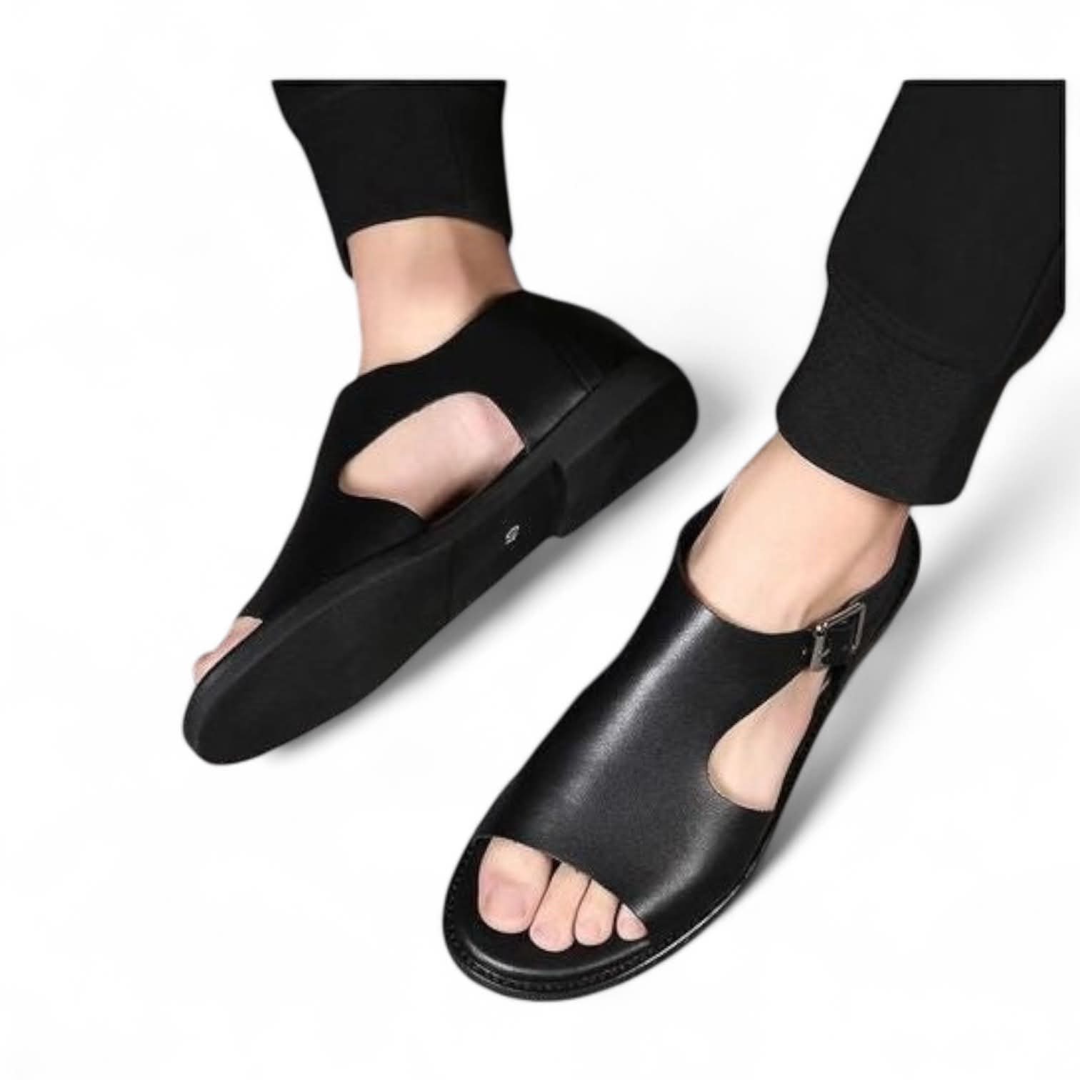 Premium Leather Strap Sandal- 16604 womens