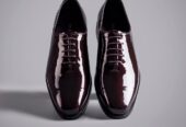 Bari Maroon shoes mens