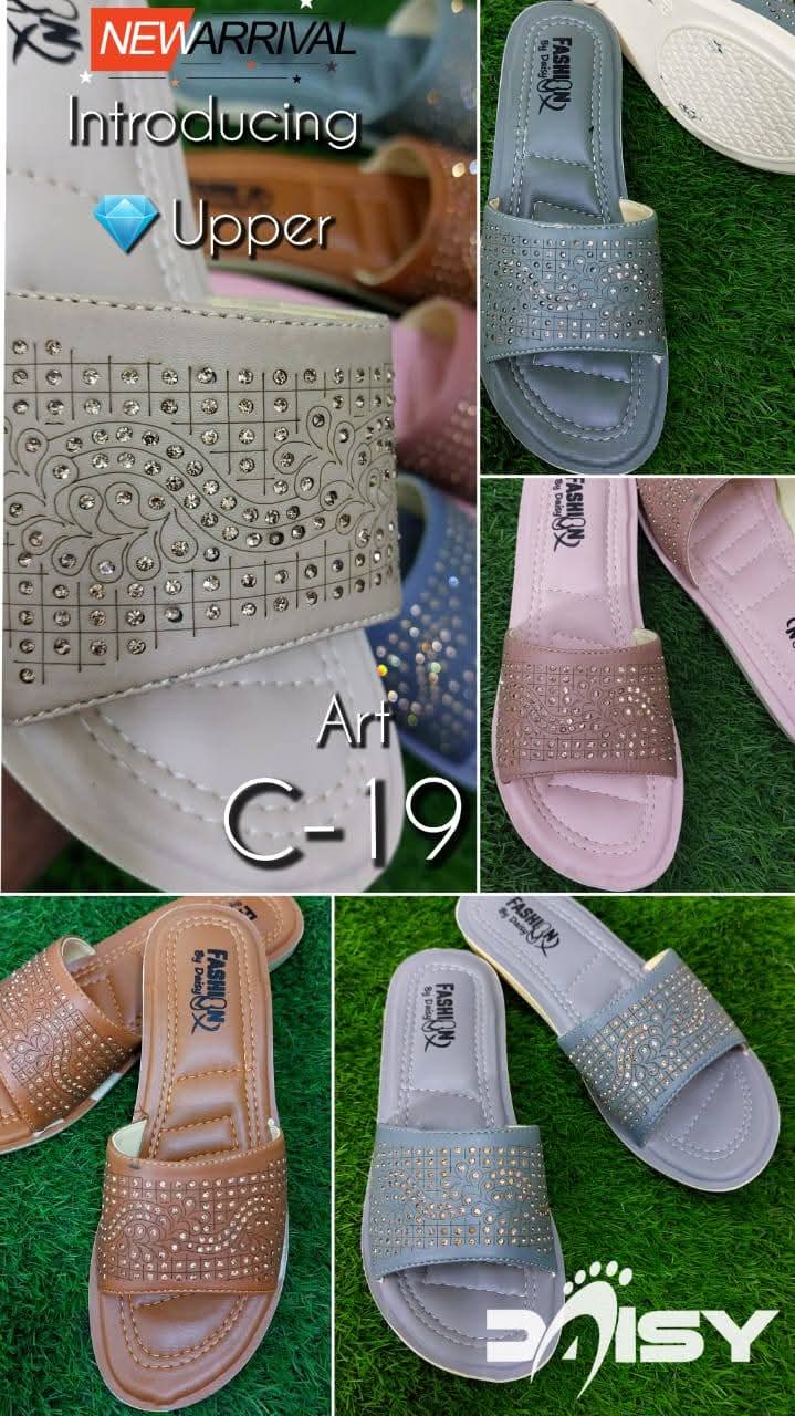 Womens flats slippers All new article available Whatsapp 03244898642
