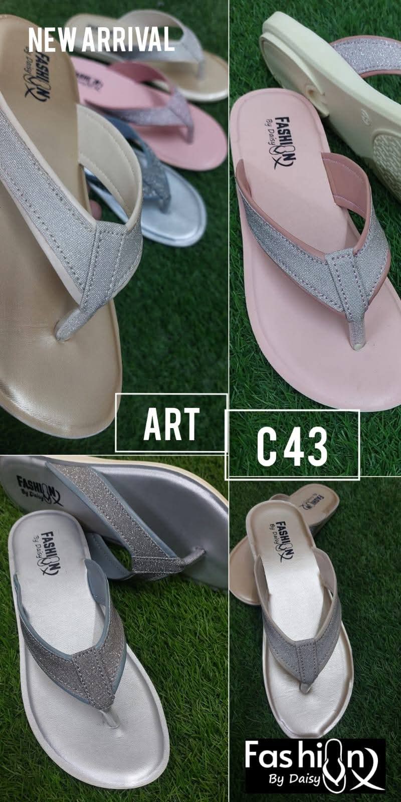 Womens flats slippers All new article available Whatsapp 03244898642