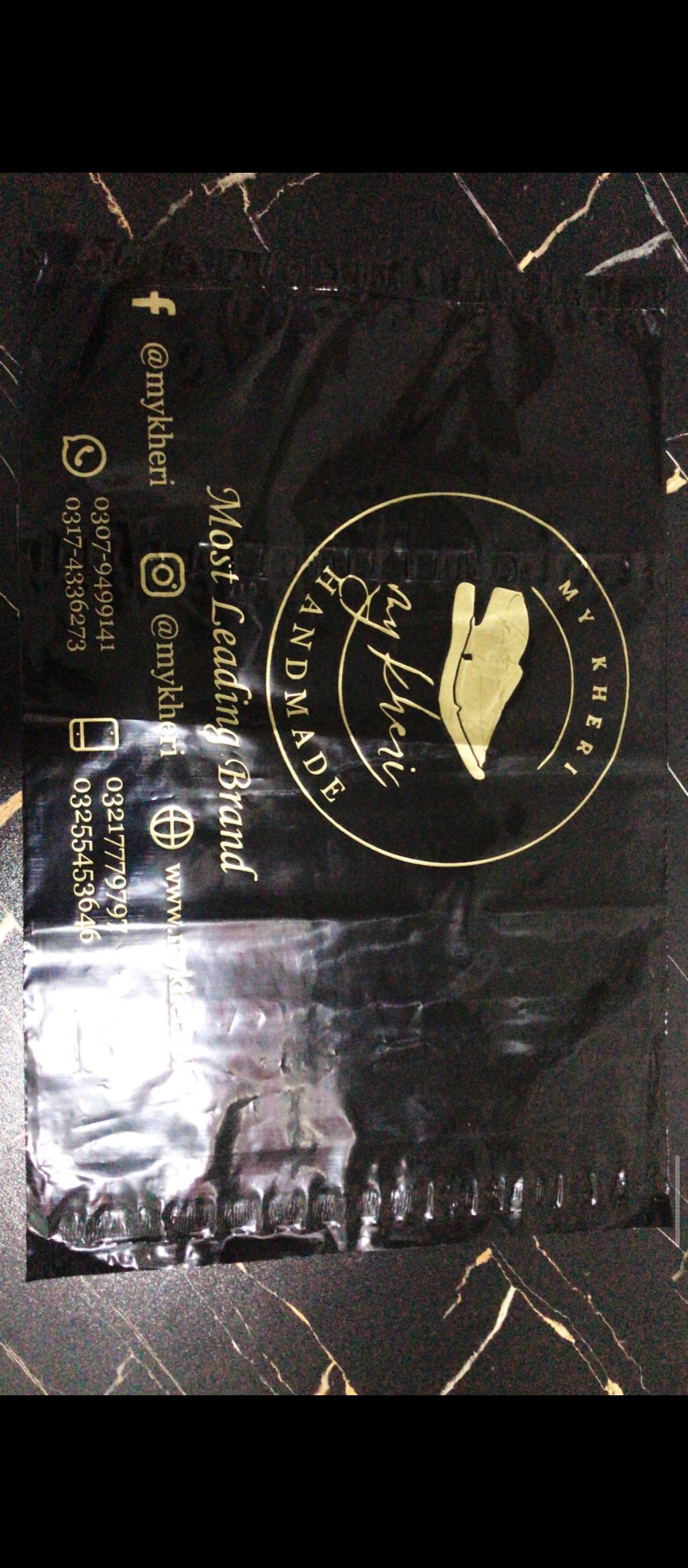 Black transparent material