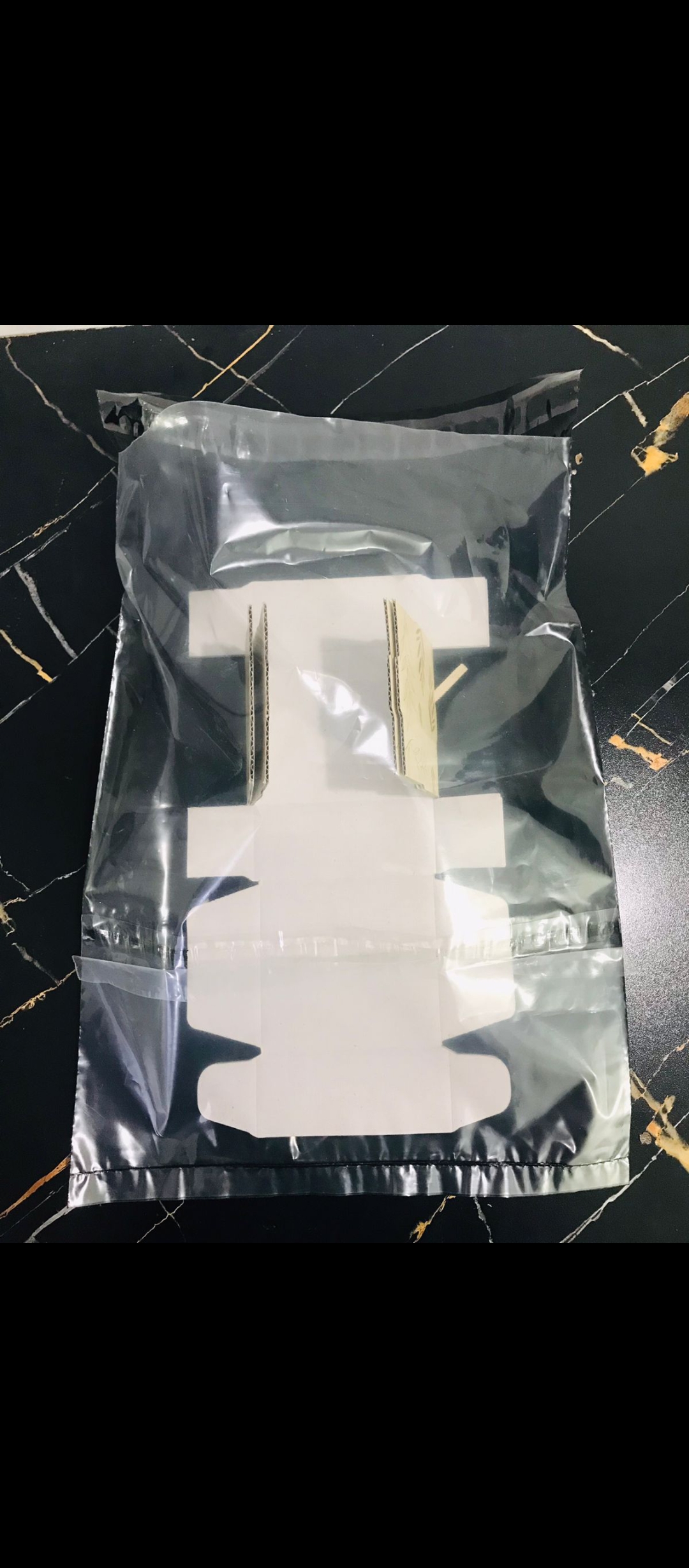 Black transparent material