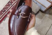 Leather shoes loafers mens