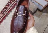 Leather shoes loafers mens