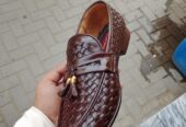 Leather make upper leather mens casual loafers