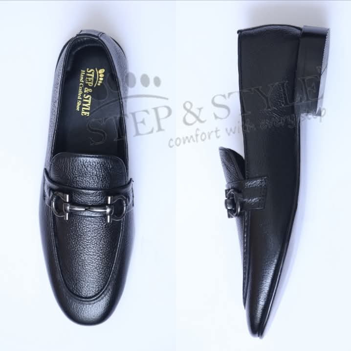 Leather make loafers shoes mens