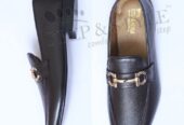 Leather loafers shoes mens