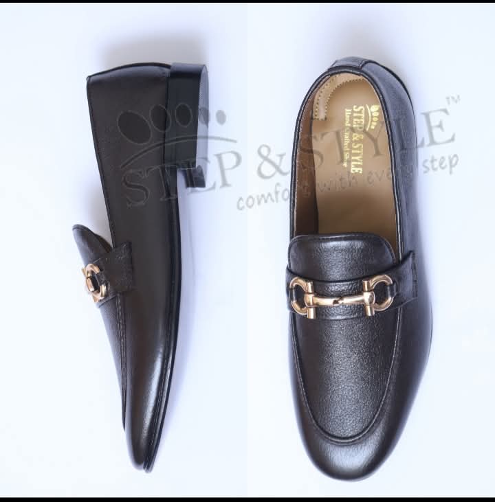 Leather loafers shoes mens