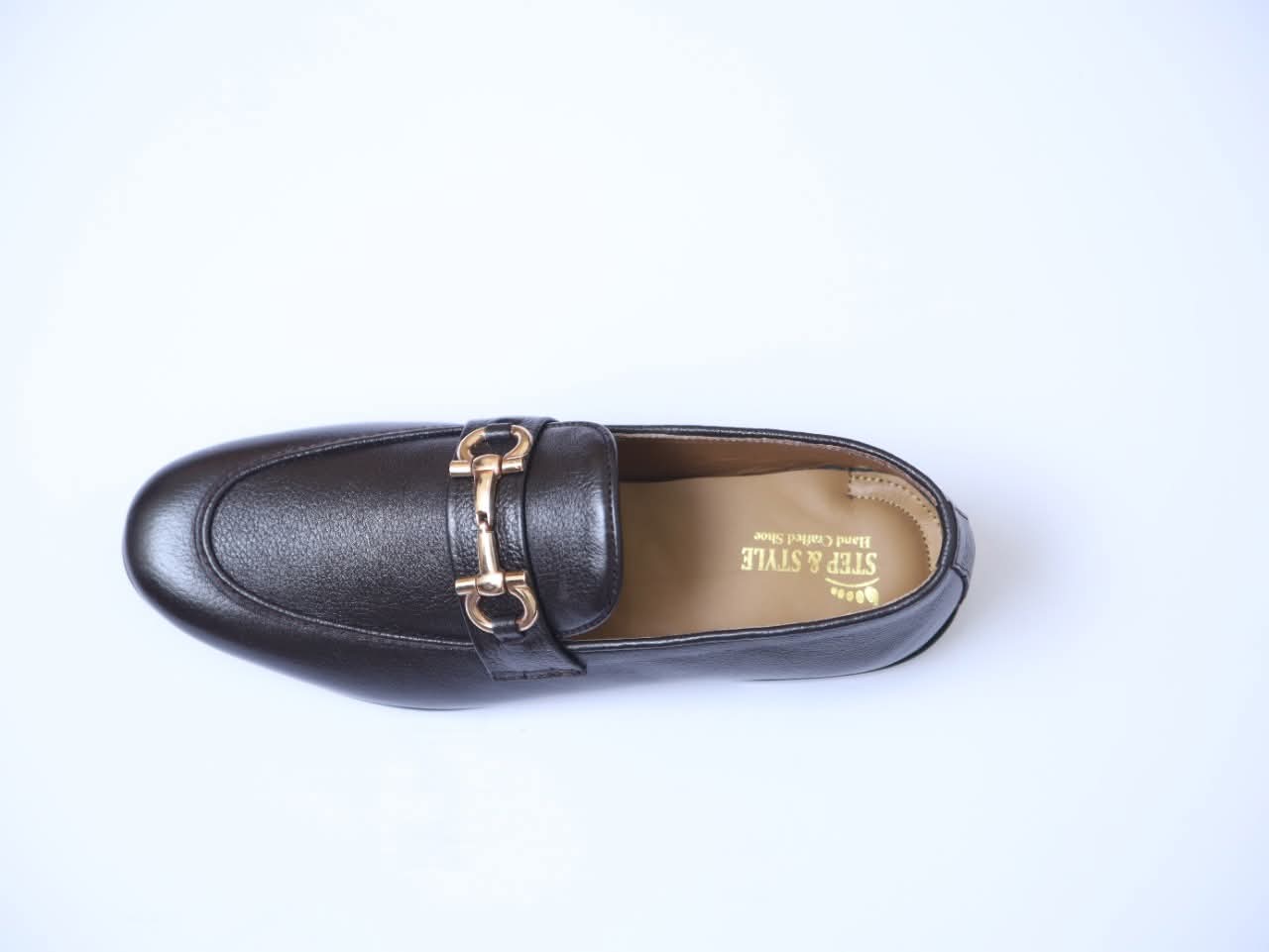 Leather loafers shoes mens