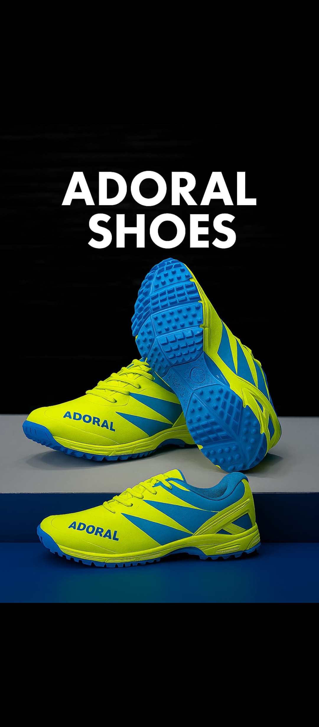 Adoral shoes mens sports cricket