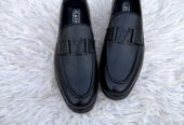 Mens casual loafers LAVA – BLK (soft medicated sole)