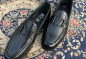 Mens casual loafers LAVA – BLK (soft medicated sole)
