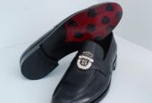 Opulent Noir – BLK (100% Leather hand crafted) mens casual