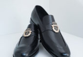 Opulent Noir – BLK (100% Leather hand crafted) mens casual