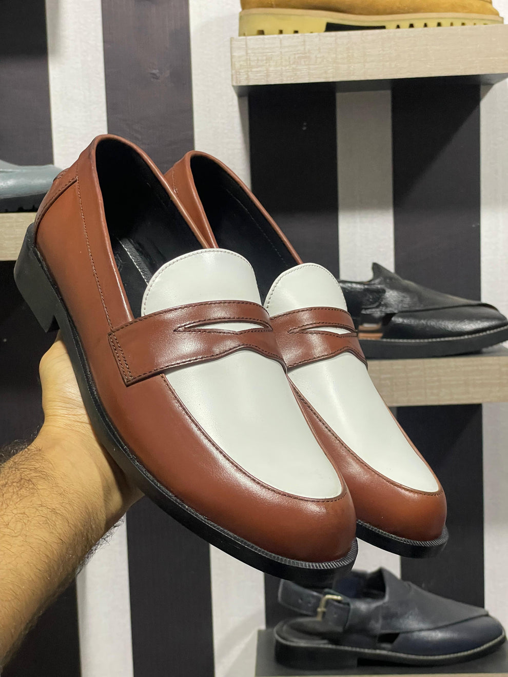 LOAF-8104 mens casual loafers