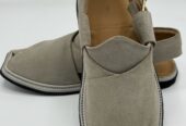 Suede Traditional Camel Peshawari Chappal mens
