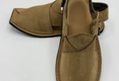 Suede Traditional Camel Peshawari Chappal mens