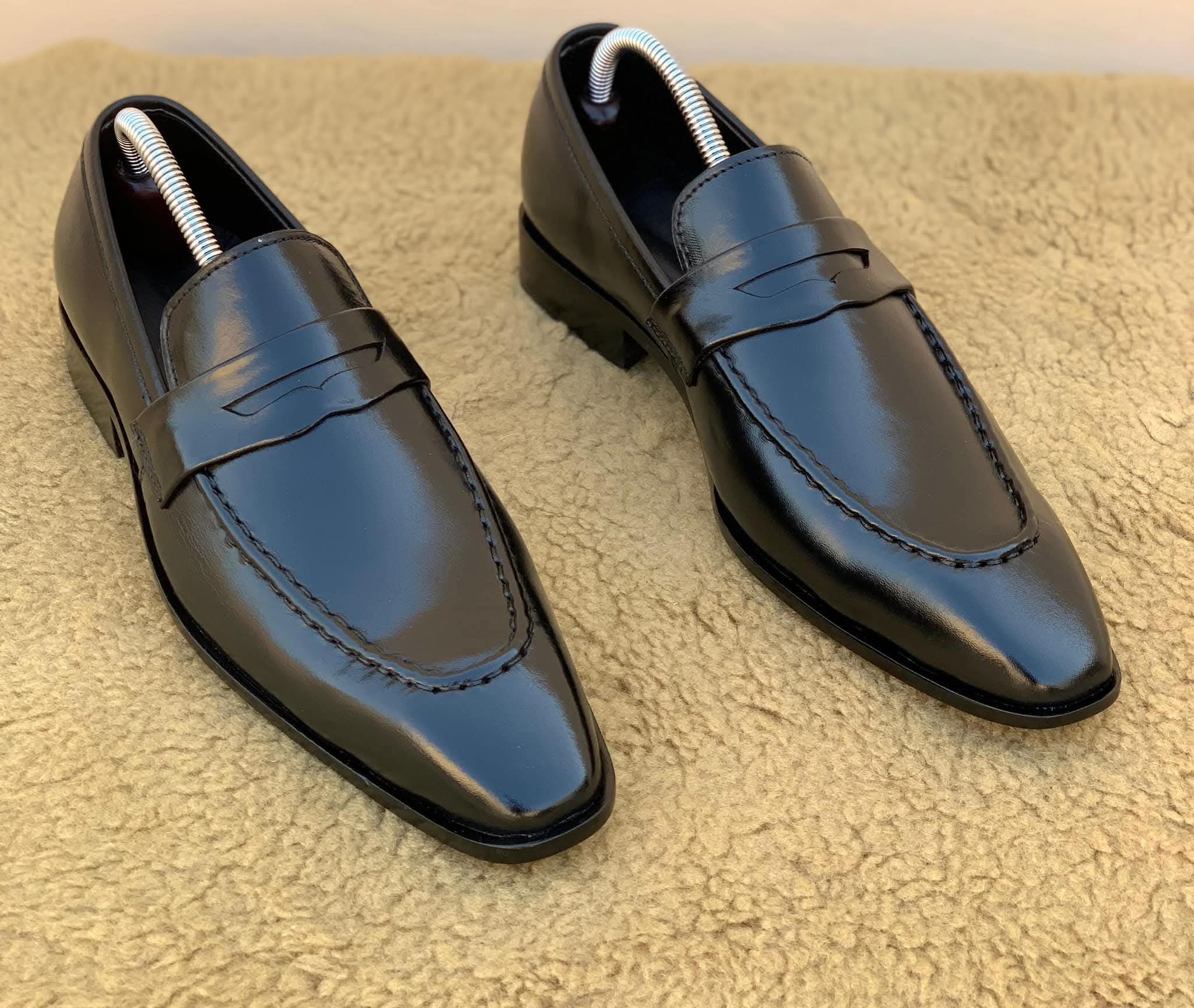 Loafers original leather cow leather mens