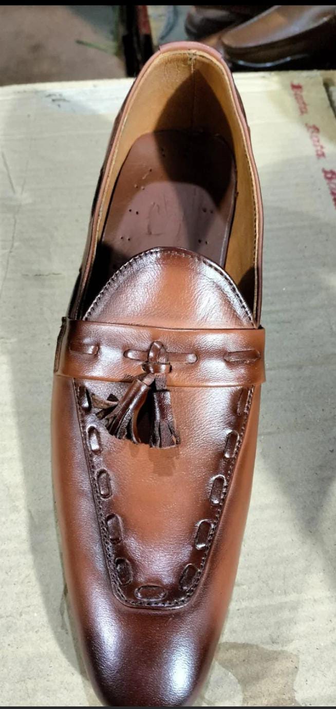 loafers leather shoes mens