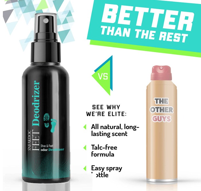 FEET DEODRIZER Spray for smelly shoes and feet