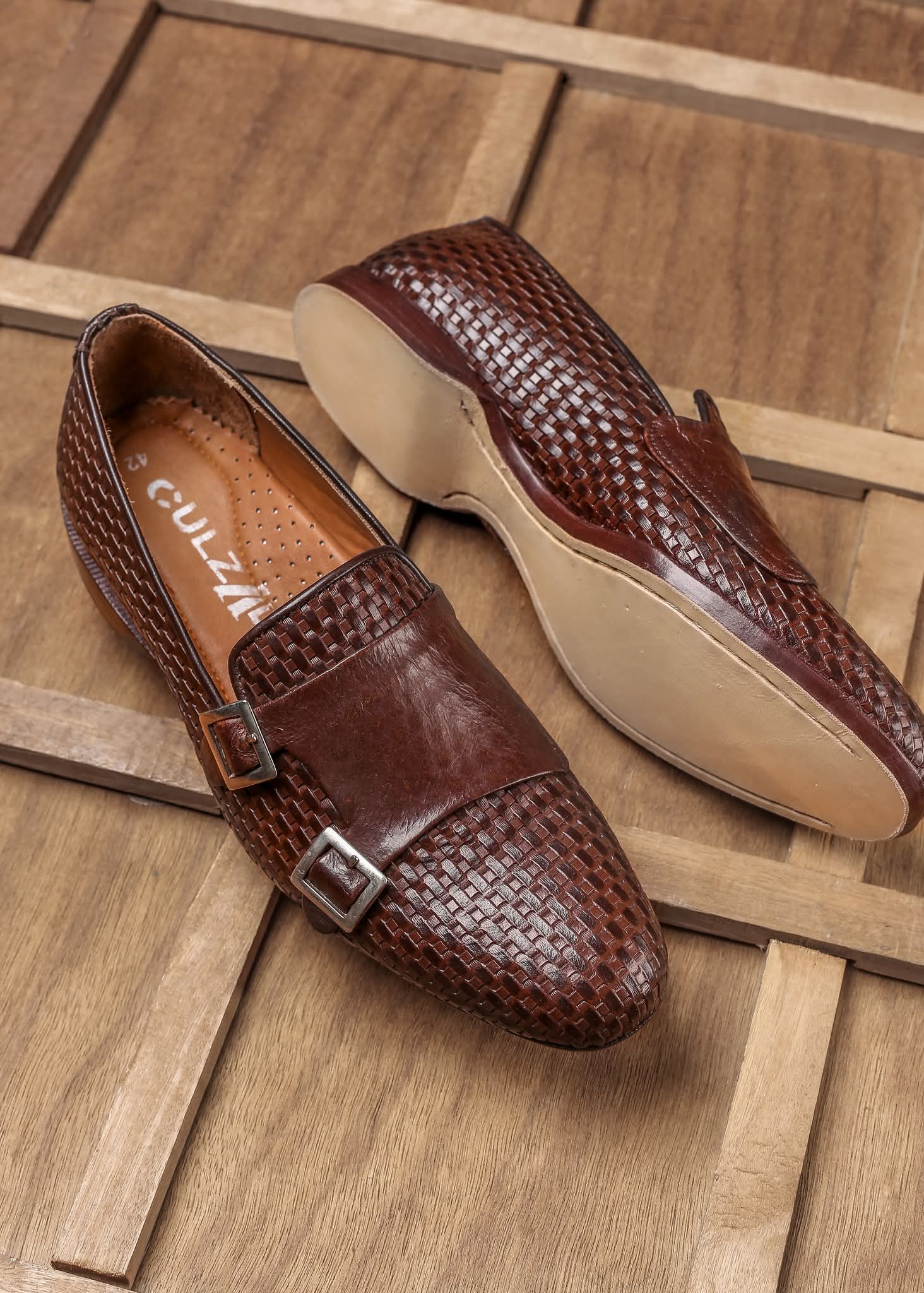 Two mock shoes men dress