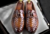 Leathers loafer shoes mens