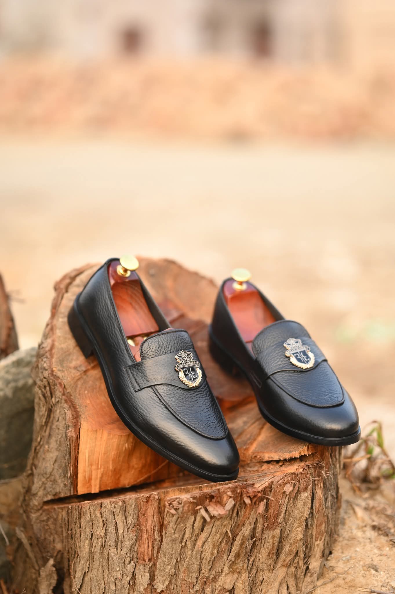 Black Loafer Rubber Sole mens