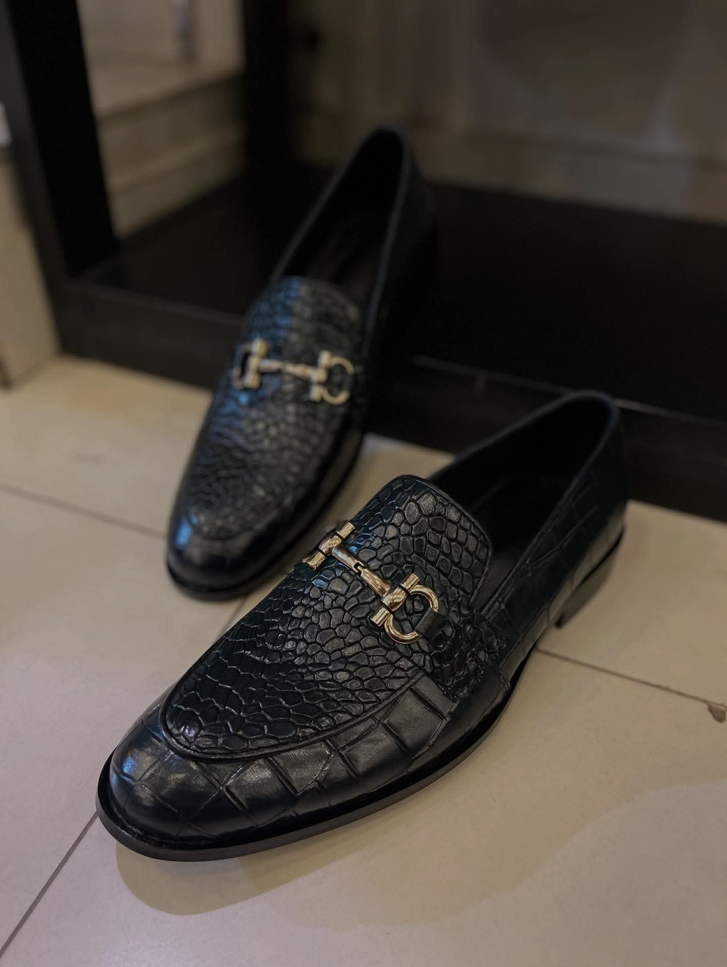 Original leather loafers mens