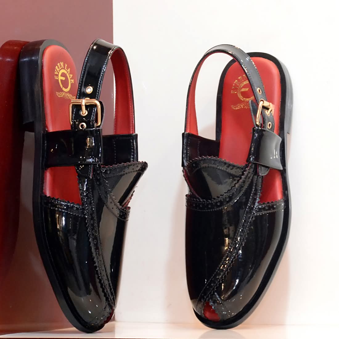 Leather peshawari chappal mens