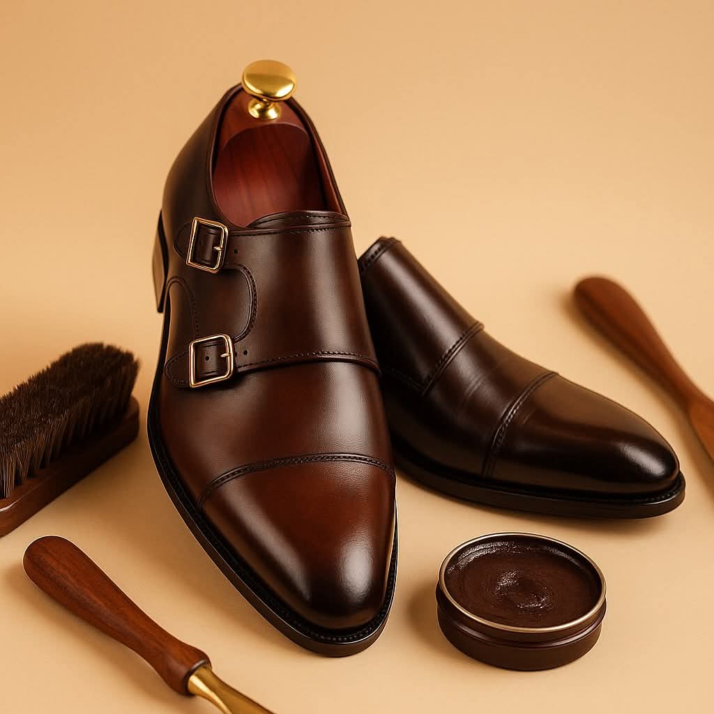 Two mock shoes mens dress