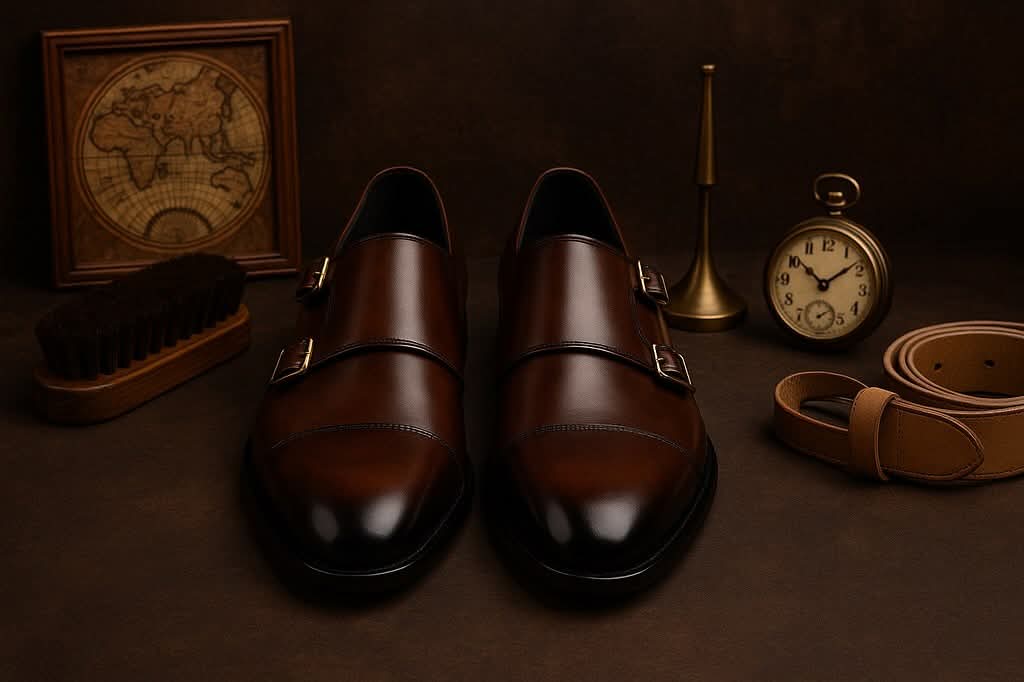 Two mock shoes mens dress