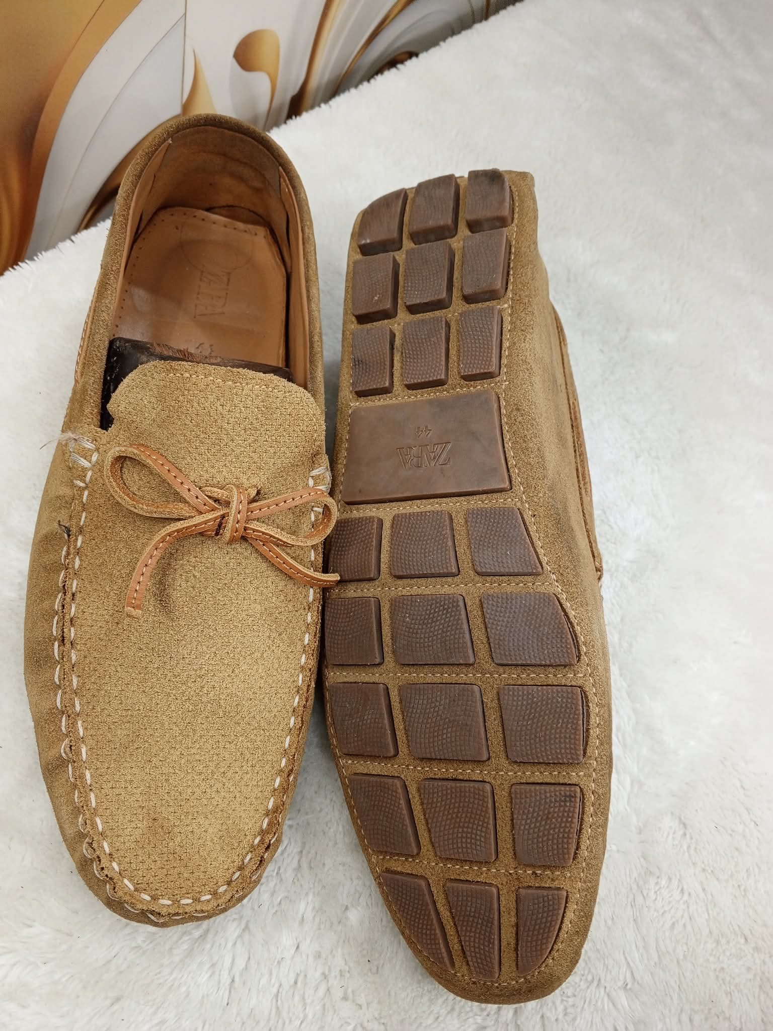 Suede leather Loafers mens