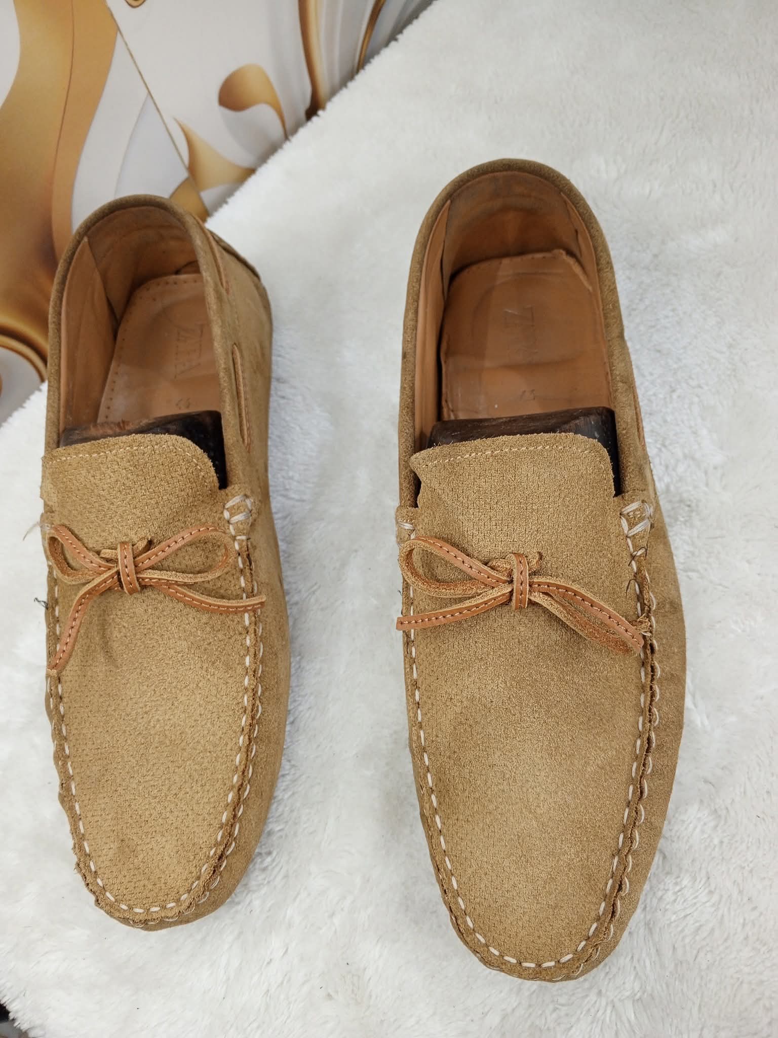 Suede leather Loafers mens