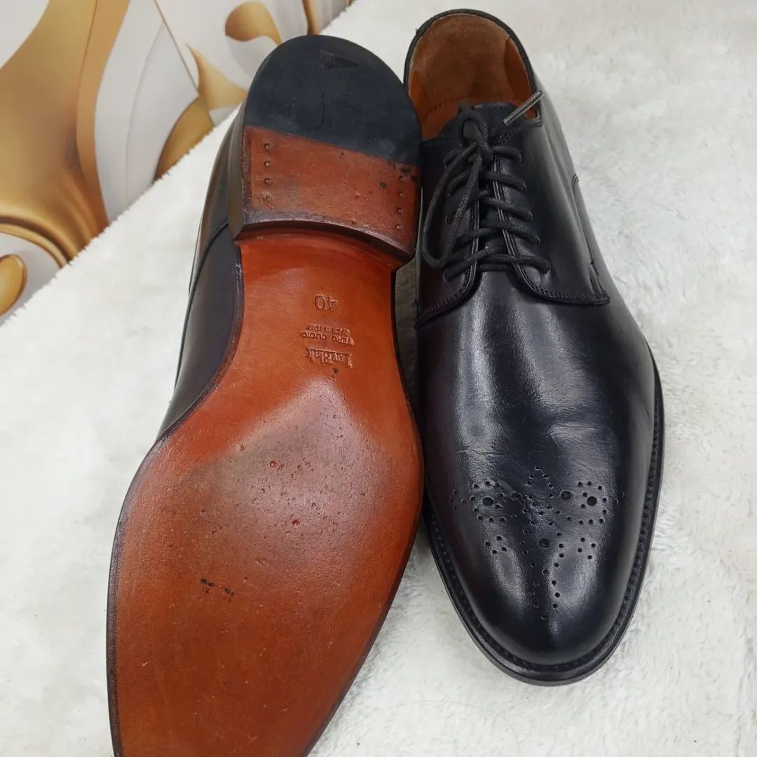 Oxford shoes leather mens dress