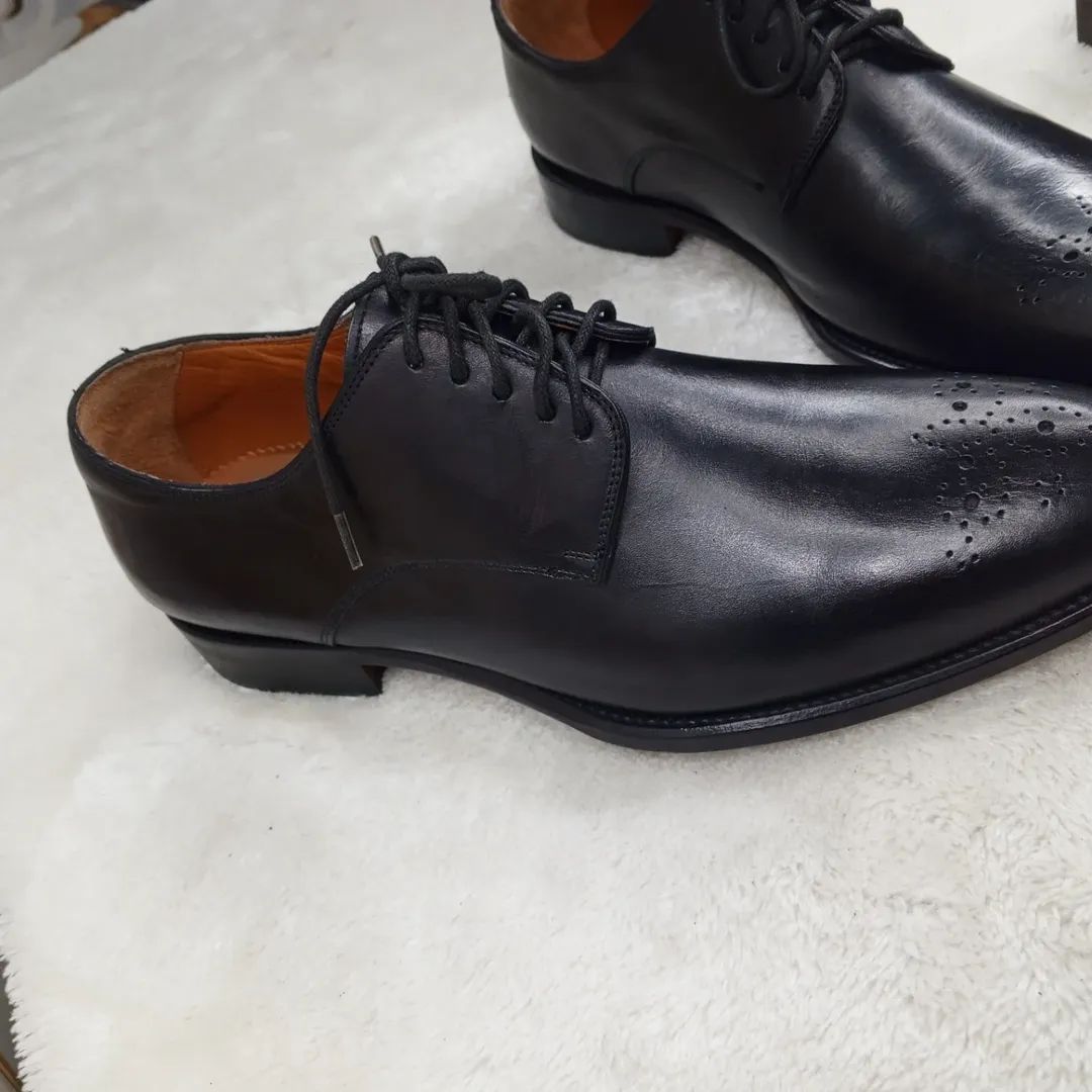 Oxford shoes leather mens dress